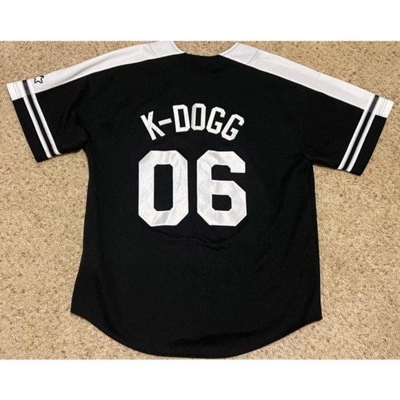 WCW Konnan K-Dogg Vintage Starter Wrestling Baseball Jersey Size XL EUC VTG - Picture 3 of 4